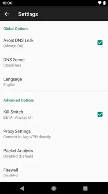 ArgoVPN android App screenshot 2